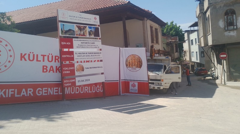 Kahramanmaraş Pazarcık Bağdıni Sagır Cami, Kahramanmaraş Merkez Hatuniye Cami, Kahramanmaraş Dulkadiroğlu Nuh Cami Projelerinin Hazırlanması ve Restorasyon (Uygulama) İşi