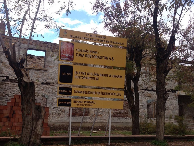 Tatvan İşletme Otelinin Restorasyonu